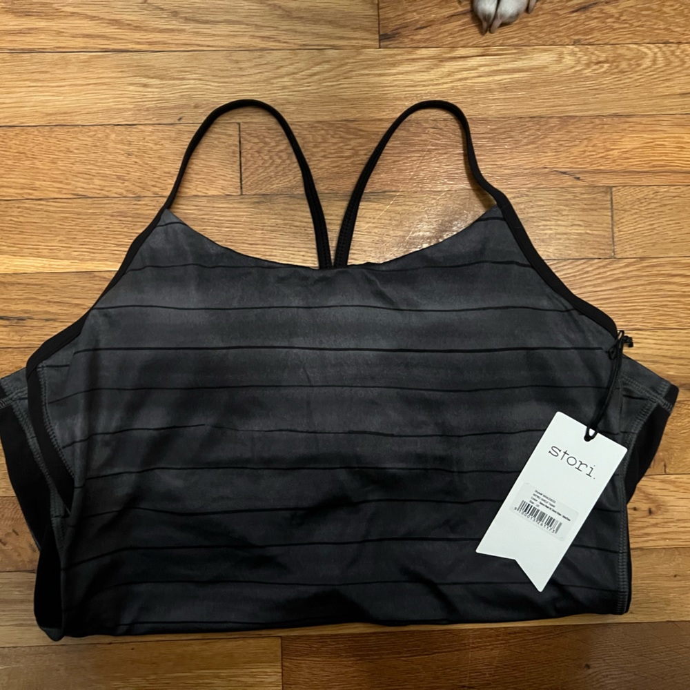 STORI INTRO SHELF TANK TOP - Built in Bra - Racerback - NEVER WORN WITH TAGS